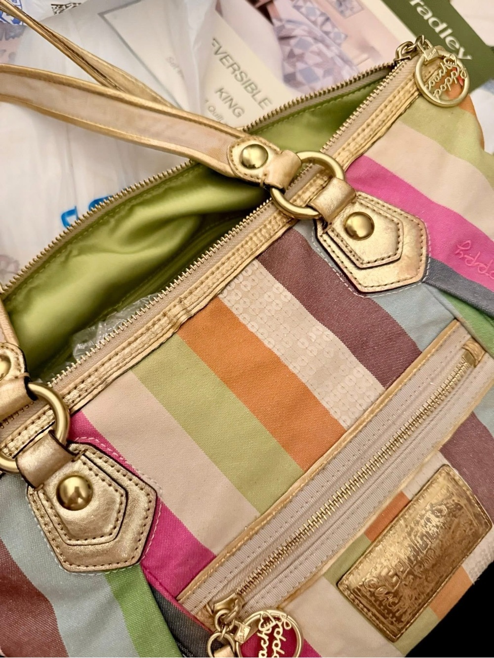 Coach poppy legacy tote bag - Picture 3 of 6